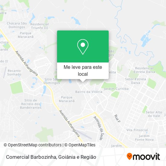 Comercial Barbozinha mapa