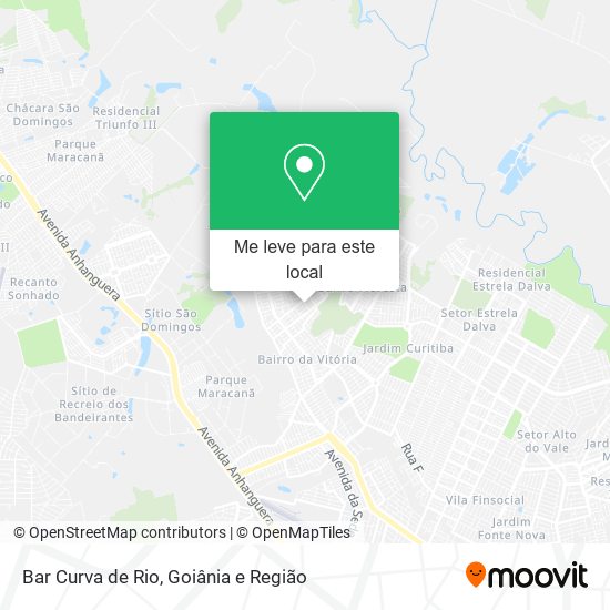 Bar Curva de Rio mapa