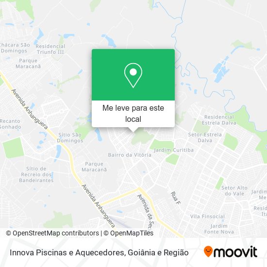 Innova Piscinas e Aquecedores mapa