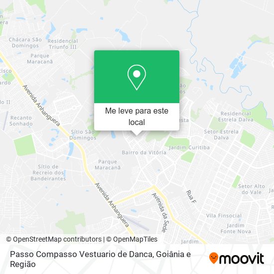 Passo Compasso Vestuario de Danca mapa