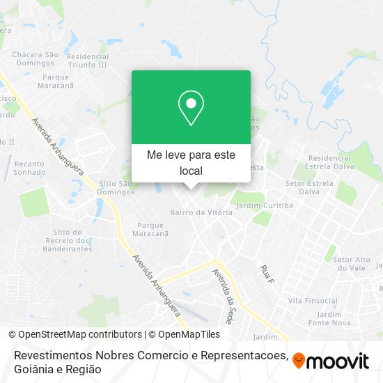 Revestimentos Nobres Comercio e Representacoes mapa