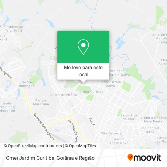 Cmei Jardim Curitiba mapa