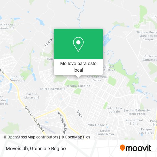 Móveis Jb mapa