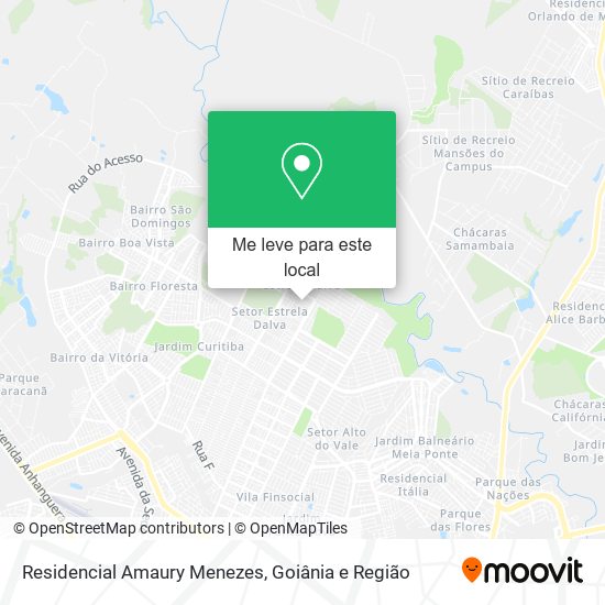 Residencial Amaury Menezes mapa
