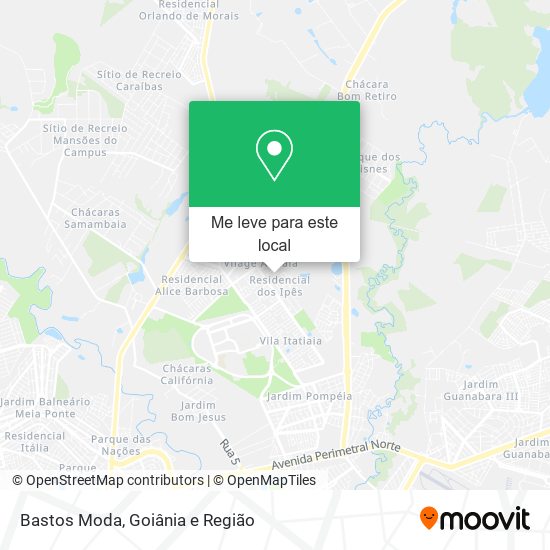 Bastos Moda mapa