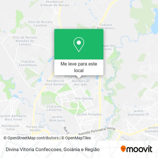 Divina Vitoria Confeccoes mapa