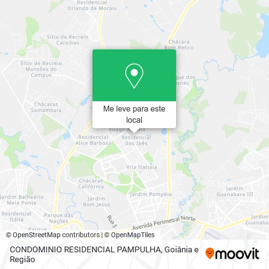 CONDOMINIO RESIDENCIAL PAMPULHA mapa