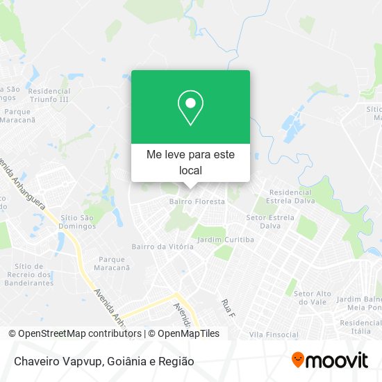 Chaveiro Vapvup mapa