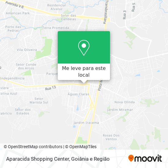 Aparacida Shopping Center mapa