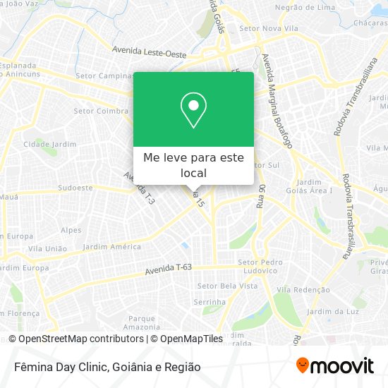 Fêmina Day Clinic mapa
