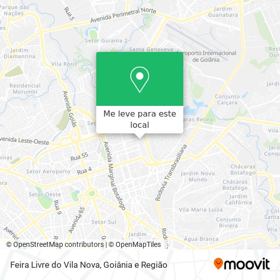 Feira Livre do Vila Nova mapa