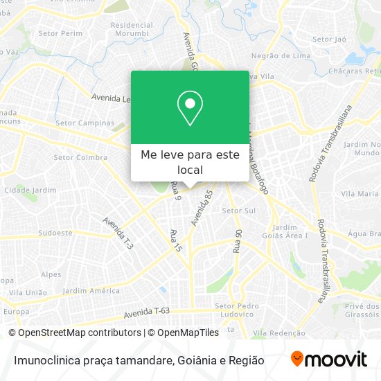 Imunoclinica praça tamandare mapa