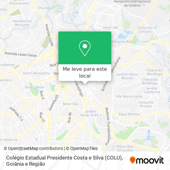 Colégio Estadual Presidente Costa e Silva (COLU) mapa