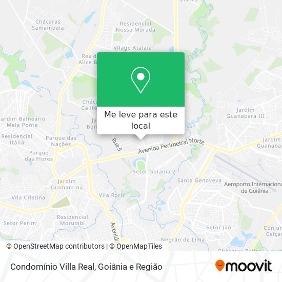 Condomínio Villa Real mapa