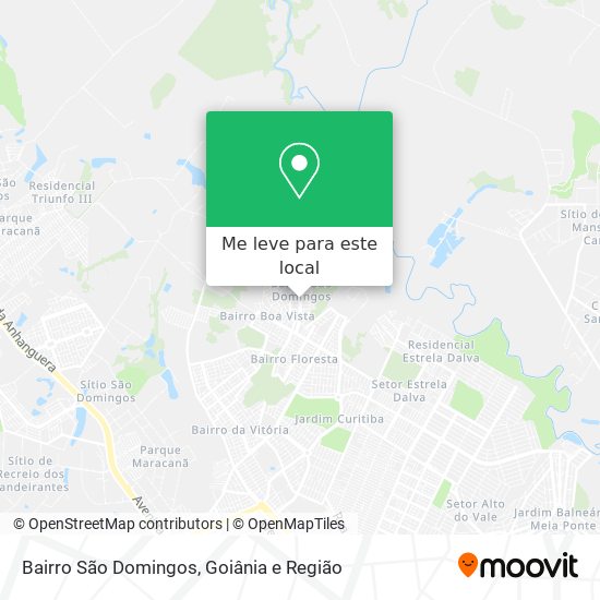 Bairro São Domingos mapa