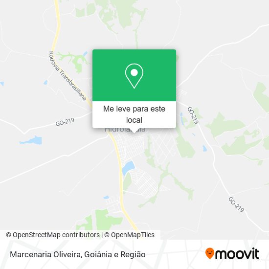 Marcenaria Oliveira mapa