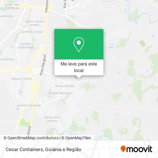 Cesar Containers mapa