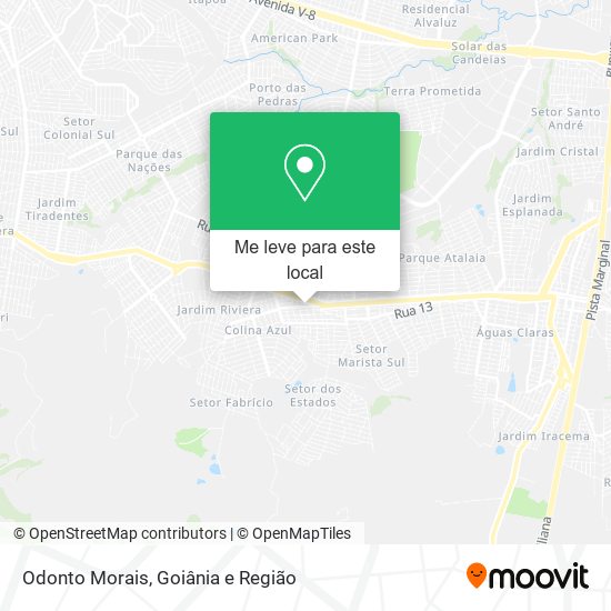 Odonto Morais mapa