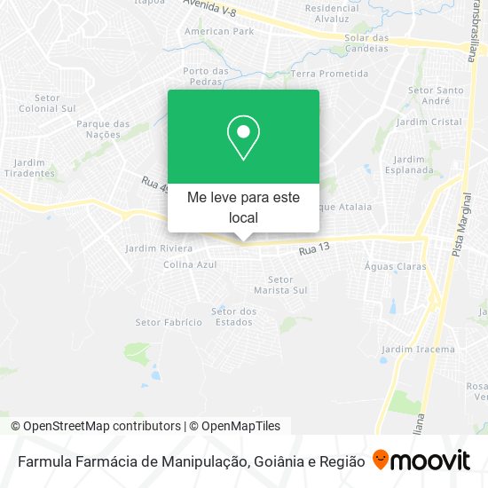 Farmula Farmácia de Manipulação mapa