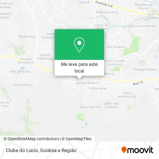 Clube do Lúcio mapa