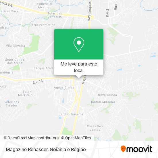 Magazine Renascer mapa