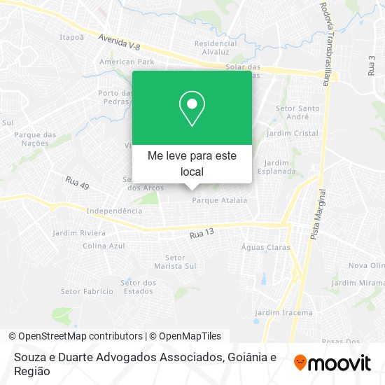 Souza e Duarte Advogados Associados mapa