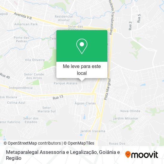 Metaparalegal Assessoria e Legalização mapa