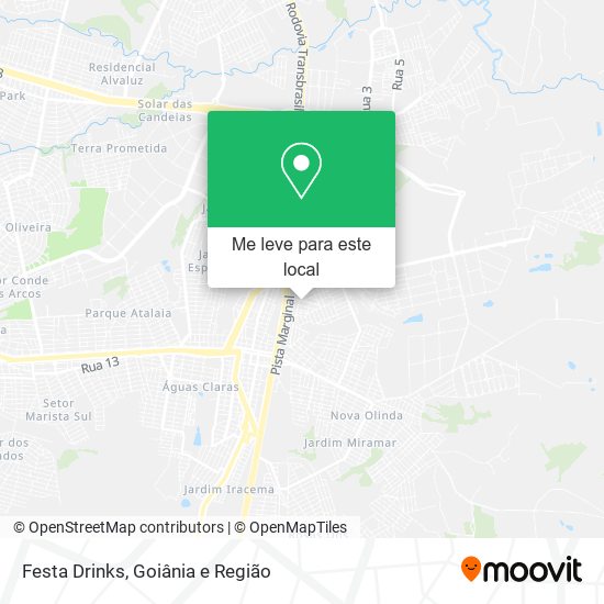 Festa Drinks mapa