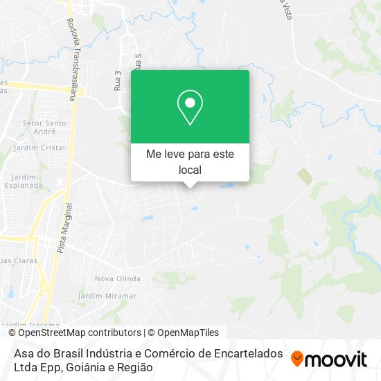 Asa do Brasil Indústria e Comércio de Encartelados Ltda Epp mapa