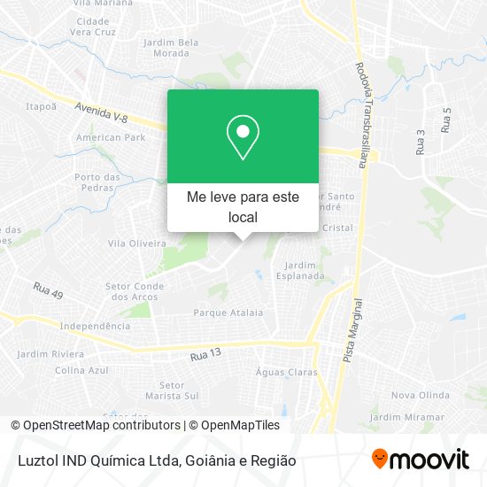 Luztol IND Química Ltda mapa