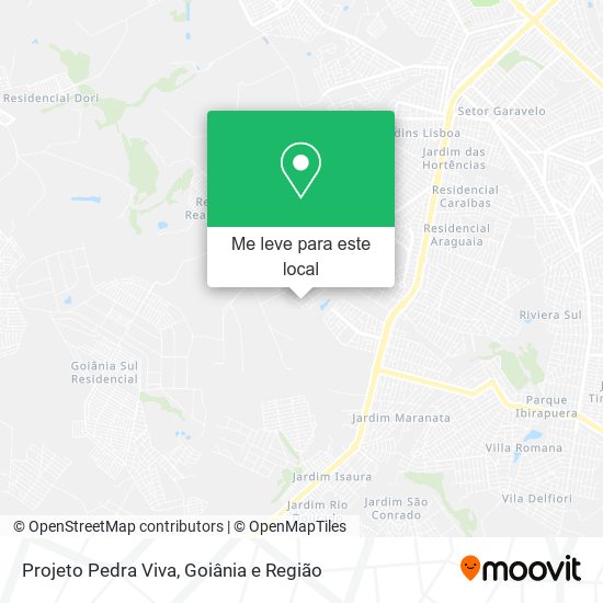 Projeto Pedra Viva mapa