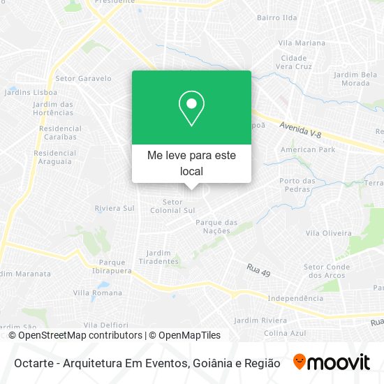 Octarte - Arquitetura Em Eventos mapa