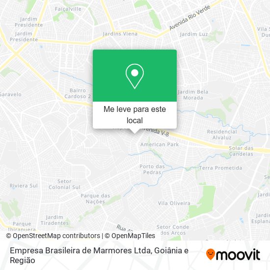 Empresa Brasileira de Marmores Ltda mapa