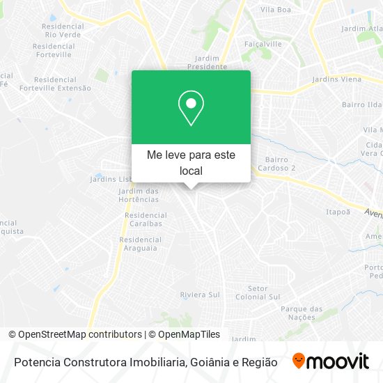 Potencia Construtora Imobiliaria mapa