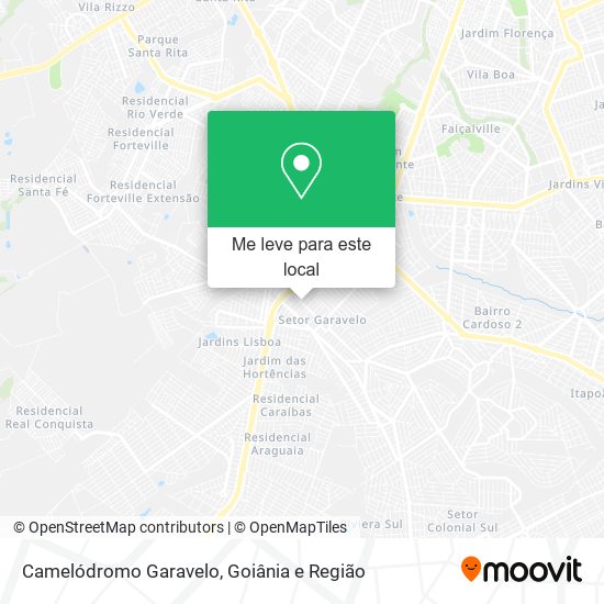 Camelódromo Garavelo mapa