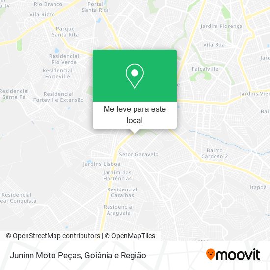 Juninn Moto Peças mapa
