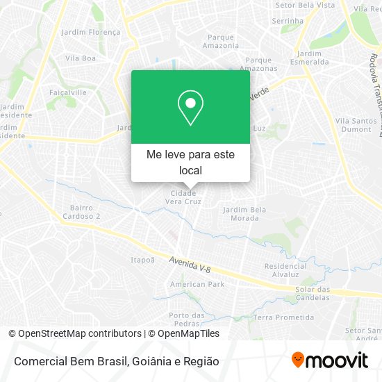 Comercial Bem Brasil mapa
