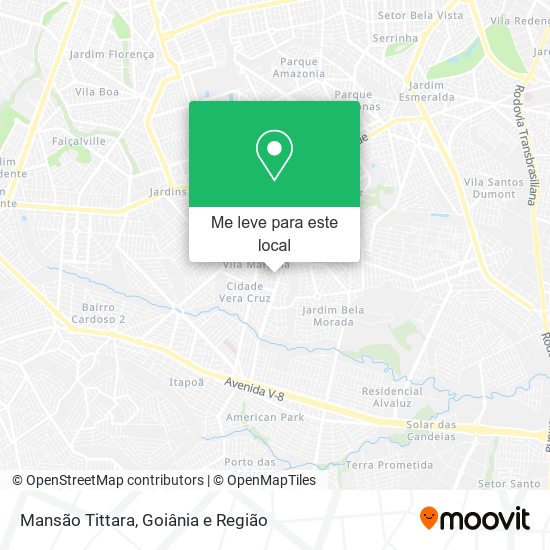 Mansão Tittara mapa