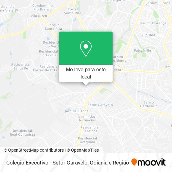Colégio Executivo - Setor Garavelo mapa