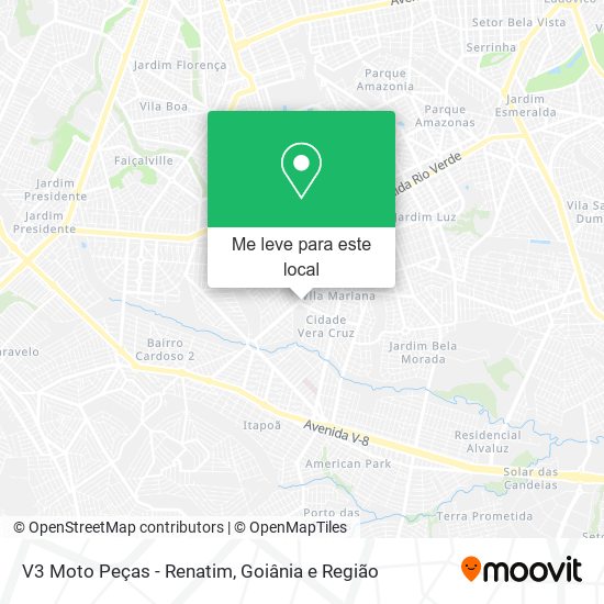 V3 Moto Peças - Renatim mapa