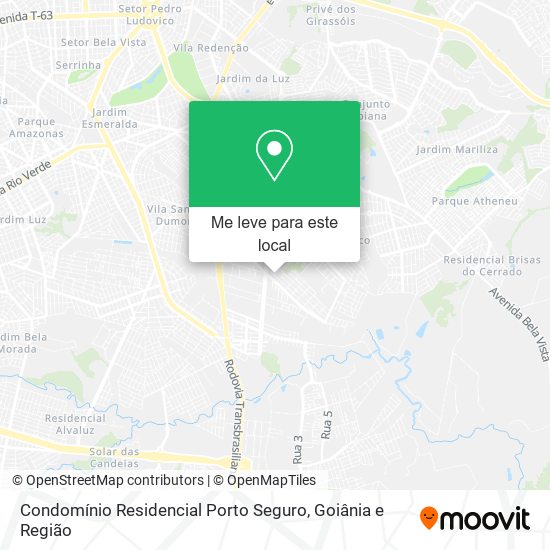 Condomínio Residencial Porto Seguro mapa