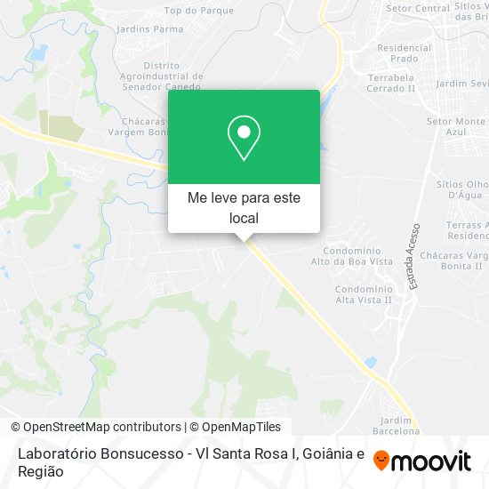 Laboratório Bonsucesso - Vl Santa Rosa I mapa