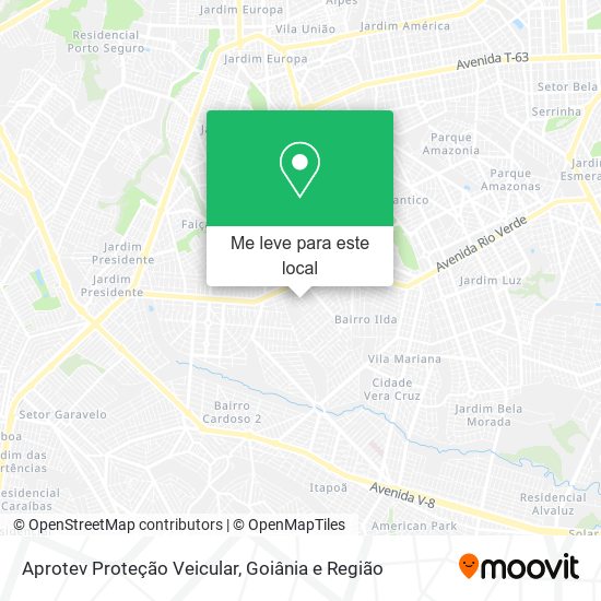 Aprotev Proteção Veicular mapa