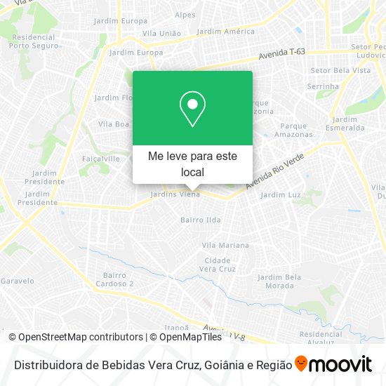 Distribuidora de Bebidas Vera Cruz mapa