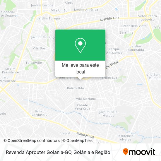 Revenda Aprouter Goiania-GO mapa