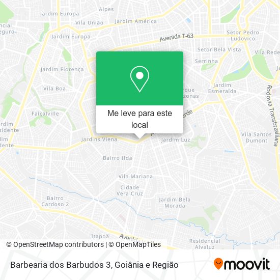 Barbearia dos Barbudos 3 mapa