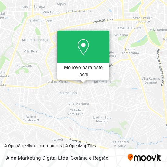 Aida Marketing Digital Ltda mapa