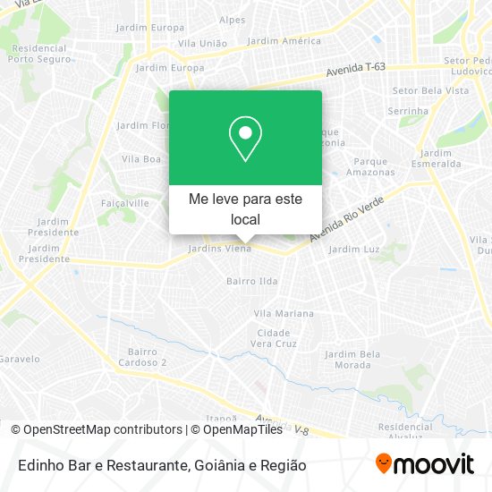 Edinho Bar e Restaurante mapa