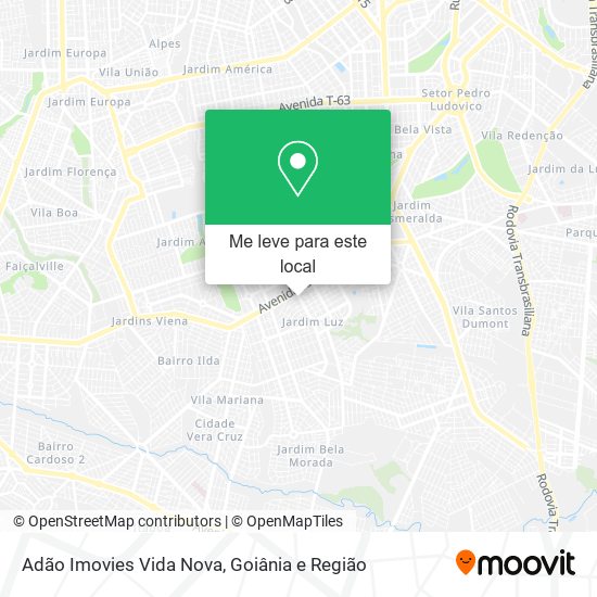 Adão Imovies Vida Nova mapa