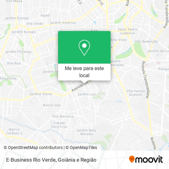 E-Business Rio Verde mapa